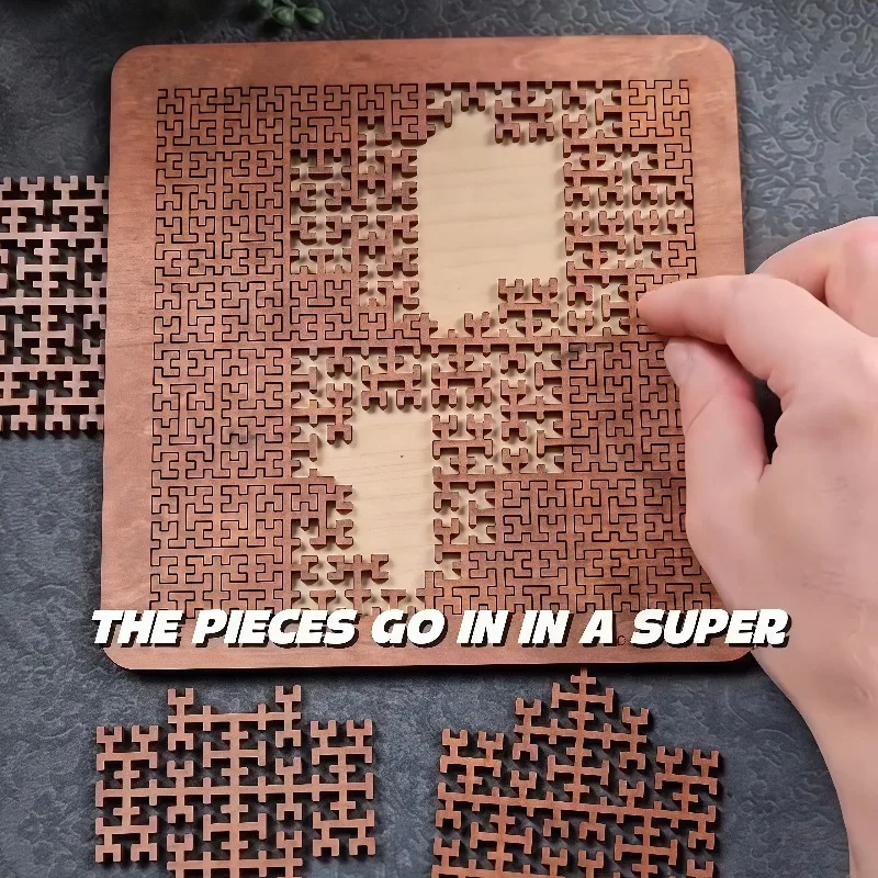Level 10 Hell Difficulty Wooden Puzzle, Extreme Brain Teaser, Adult Stress Relief Decryption Game Toy