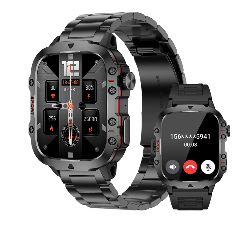 

QX11 Outdoor Smart Watch Bluetooth Call Heart Rate Monitor Blood Pressure Blood Oxygen Exercise 3AT Waterproof Long Standby Time