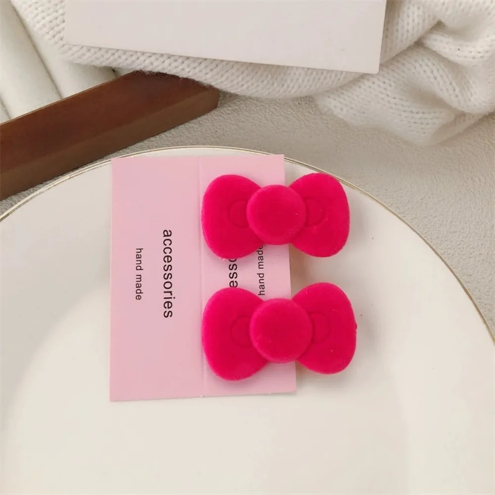 Koreanische Süße Rosa Schleife Stern-Haarspange für Mädchen und Frauen Y2k-Stil Herz-Haarklammer Barrette Seitenclip Kopfschmuck Haaraccessoires – Detail 7