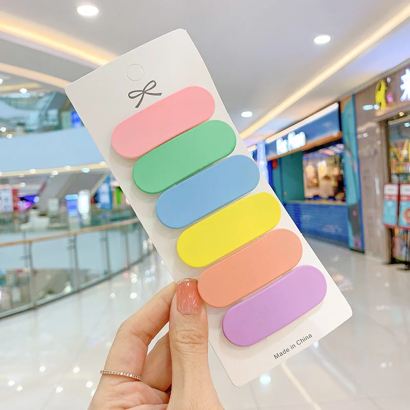 6-pak spinek do włosów w kształcie gwiazdek dla dziewczynek - antypoślizgowe akcesoria do włosów, idealne dla niemowląt i małych dzieci