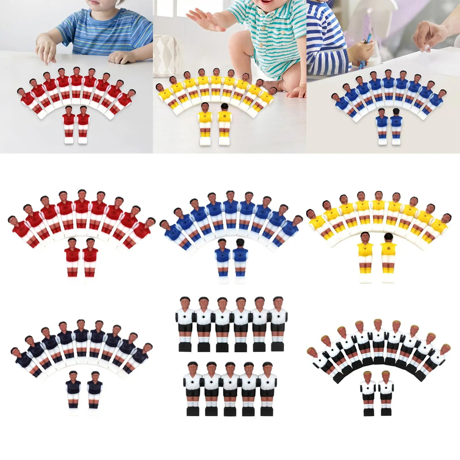 11x منضدية فووسبالل الرجال لاعب كرة القدم لوازم قضيب فووسبالل كرة القدم فووسبالل الرجال لعشاق كرة القدم في الأماكن المغلقة