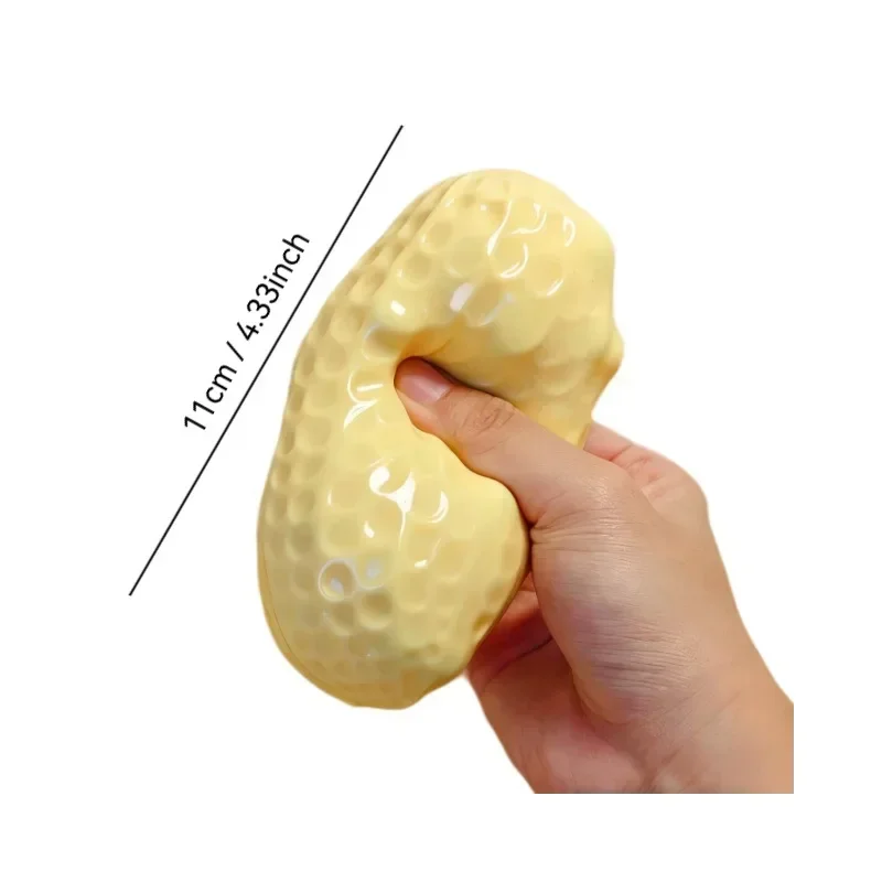 ASMR Erdnuss-Quetschball, knuspriger Baustein-Stressball, handgefertigter Quetschball, butterweiches Gefühl, Fidget-Spielzeug für Partygeschenke@ – Detail 1