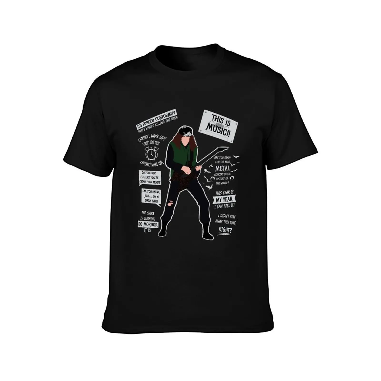 Eddie Munson Quotes Minimalist T-Shirt Tough Fabric Work Tee T-Shirt