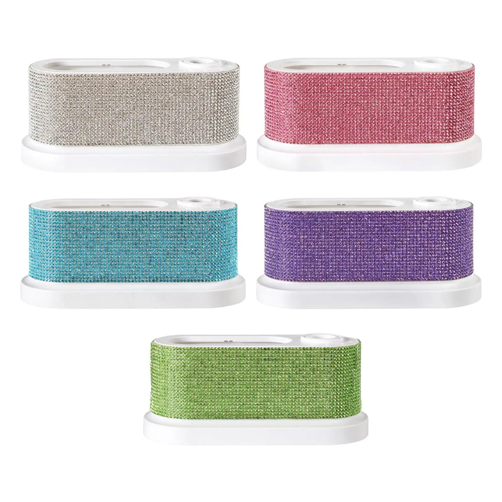 

Nail Art Tools Organizer 8 Holes Holder Grinding Bit Storage Box,Desktop Storage Case