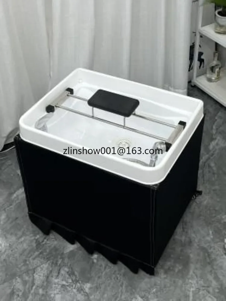 Facial Bed Separate Shampoo Basin Water Circulation Hair Care Beauty Basin Supporting Grafting Moving Head Treatment Basin