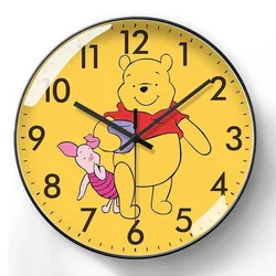 Winnie the Pooh Cartoon Animation orologio da parete creativo decorazione della parete della stanza dei bambini orologio silenzioso regalo per ragazzi e ragazze