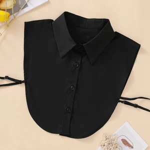 Women's fake cotton collar, simple shirt, versatile and convenient detachable collar 6 Main Sales Accessory for shirt collar - №5