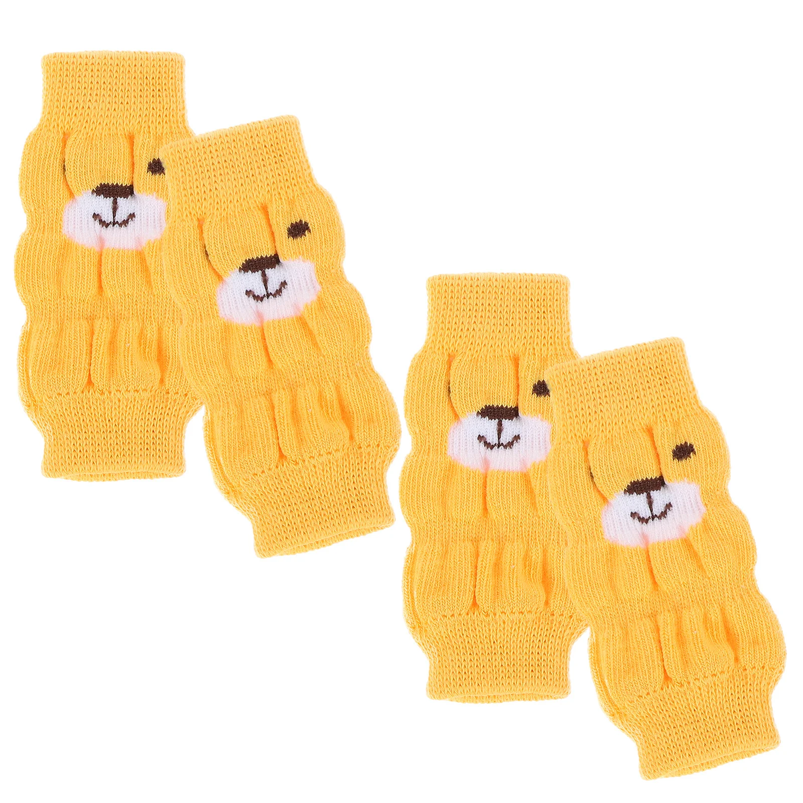 

4pcs Cotton Protector Winter Protection Outdoor Pet Leg Socks Pet Dog Leg Cover Dog Socks For Small Dogs Supplies