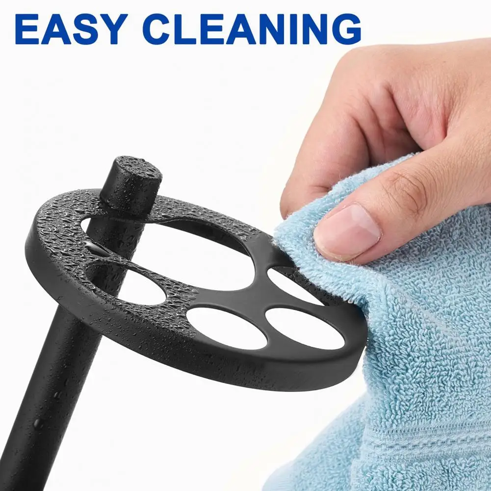 

Toothpaste Organizer Anti-slip Base Sleek Stainless Steel Toothbrush Holder Stainless Steel Toothbrush Toothpaste for Bathroom