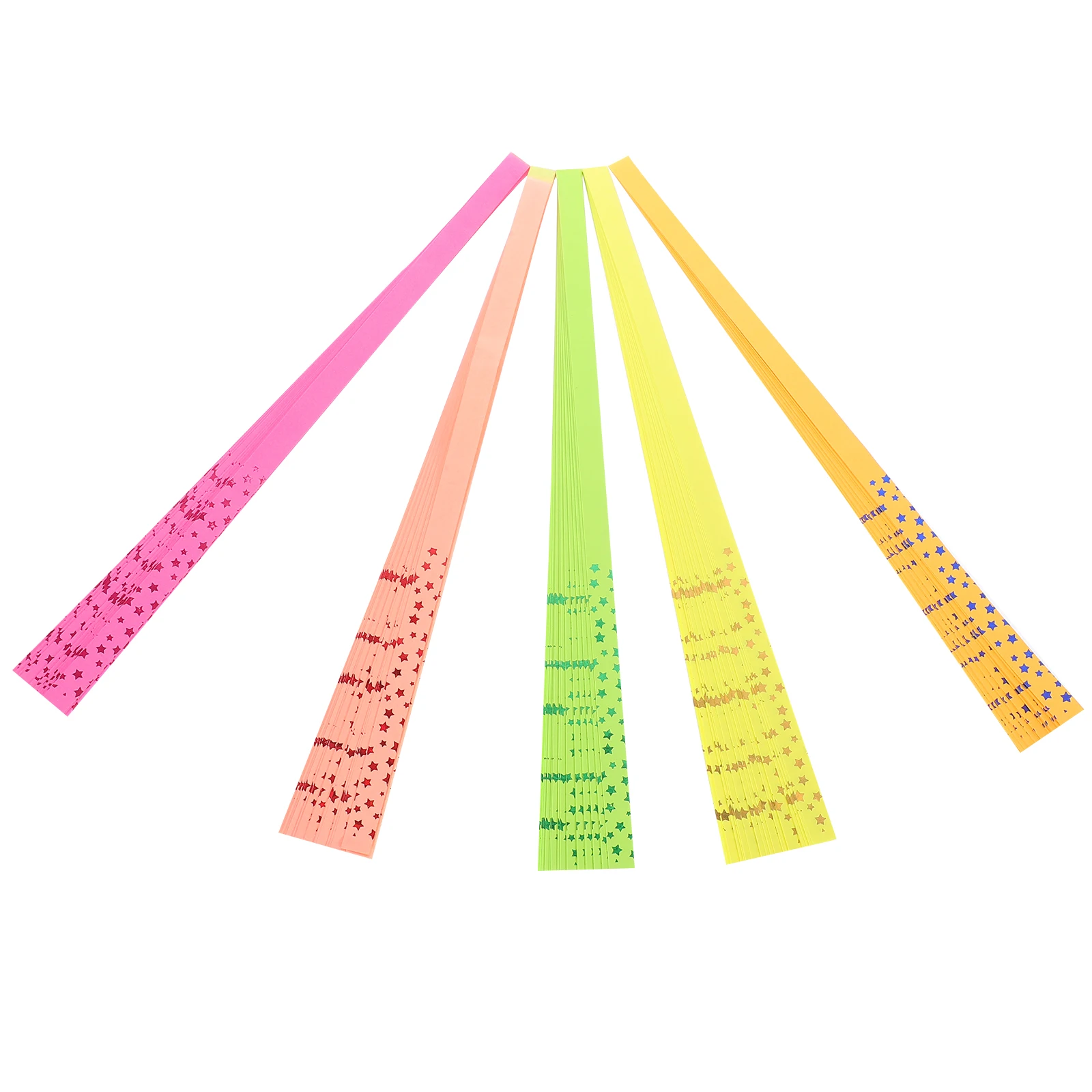 

10 Bags Paper Strips DIY Craft Paper Strips Kit Small Festival Decoration 10 Packs H made Gifts