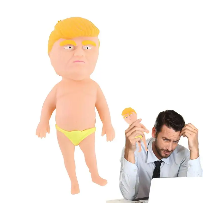 

Squeeze Trump Stress Relief Toys Goodie Bag Stuffers Sand Filled Sensory Squeeze Toys Grab And Snap Hand Toy Soft Fidget Toys