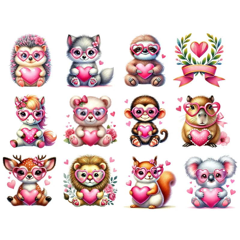 

Cute Plush Baby Bear Iron Patch Heat Transfer Printing On children Clothes dtf transfers ready to press Heat transfer stickers