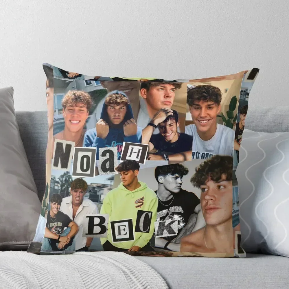 Noah Beck collage Throw Pillow Christmas Pillowcase Cushions Cover christmas decorations 2025 pillow pillowcase pillow