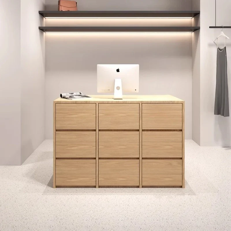 أثاث المكاتب متجر ملابس بسيط متجر مركز الصحة مكتب الاستقبال خمر مركز العملاء مكتب الجدول مكاتب الاستقبال #3