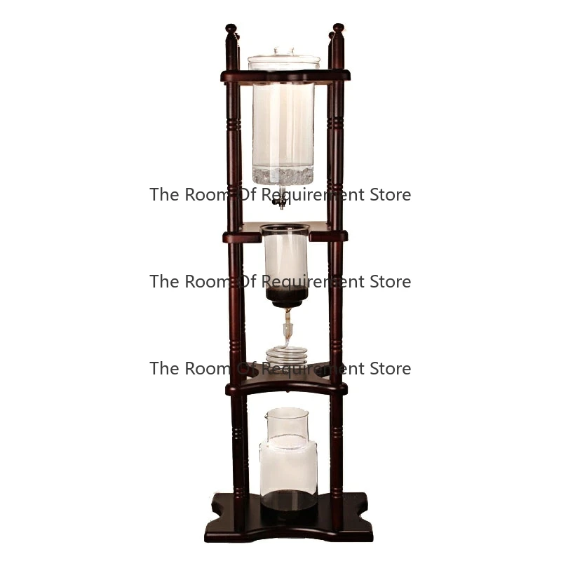 

Glass Carafe Slow Cold Brew Coffee Maker Large 2500ml Iced Coffee Brewer Tower with Adjustable Water Flow