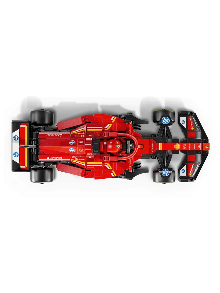 ليغو 77242 فيراري Sf-24 F1 Racing 2025 لعبة بناء تعليمية جديدة للأطفال مكعبات بناء