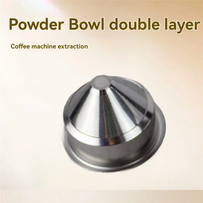 

【Shopper’S Favorite】Espresso Coffee Extraction Filter Coffee Powder Bowl 58Mm Bottomless Pressurized Handle For Tapered Powder