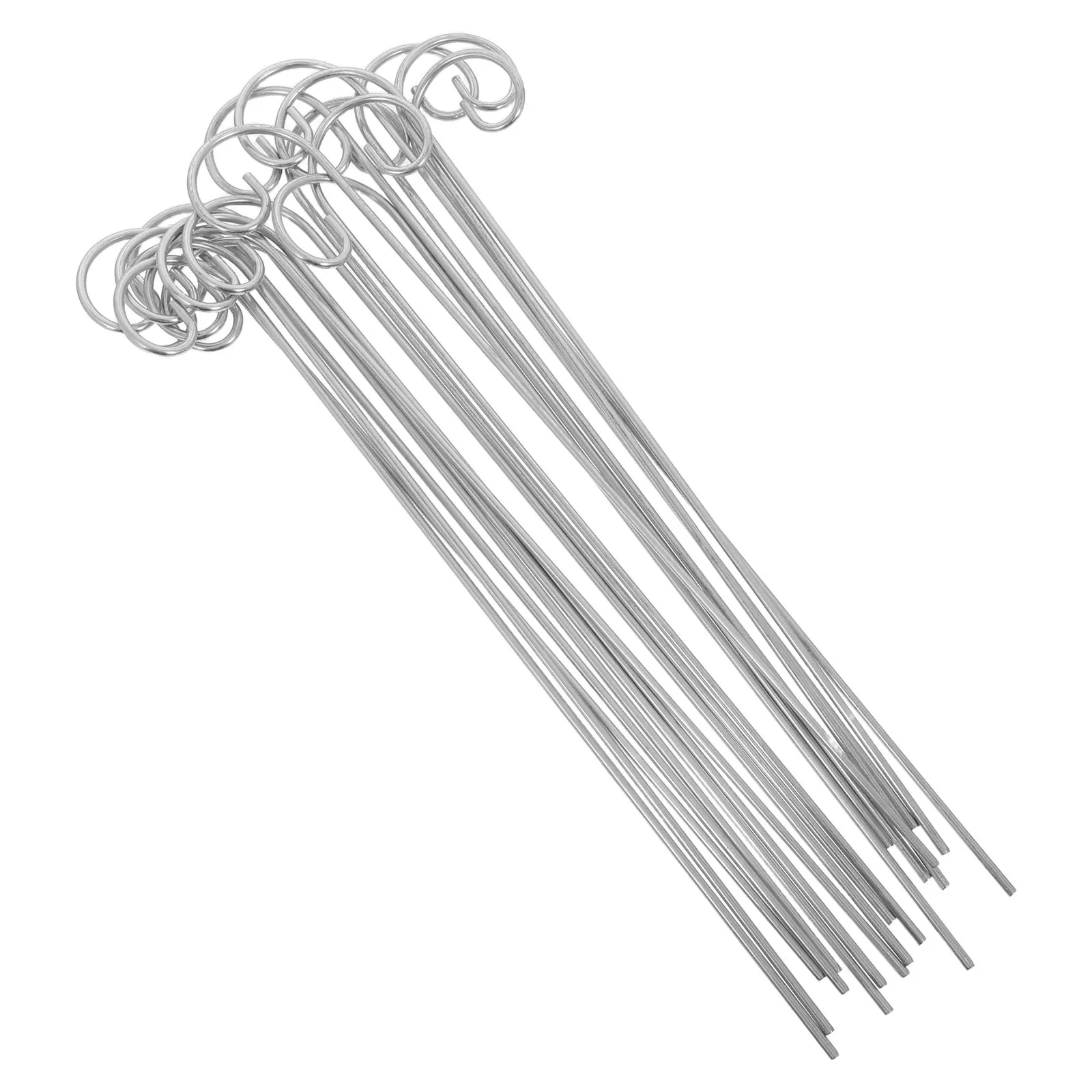 

20Pcs Extra Tall Shepherd Hooks for Outdoor Garden Plant Label Hooks Metal Sign Stakes Vegetable Herb Marker Floral Card Holders