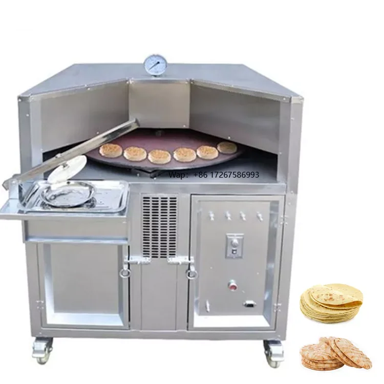 Pancake Tortilla Chip Pita  Arabic Bread Baking Oven Machine Full Automatic Efficient Scones Machine