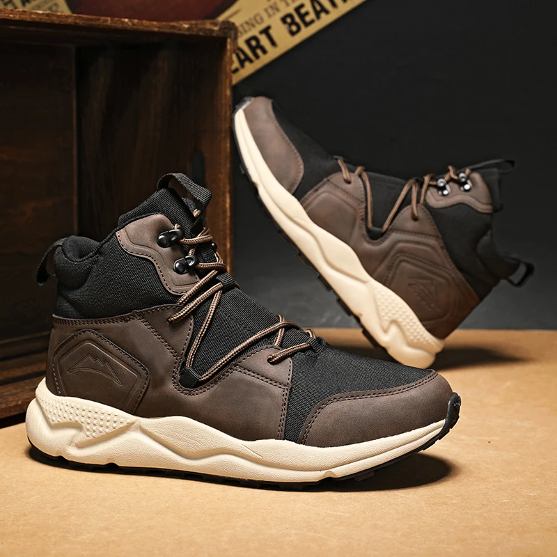 

Outdoor mountaineering sneakers spring and autumn new youth wear-resistant non-slip lightweight hiking shoes