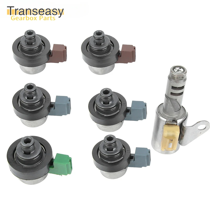 4EAT Transmission Solenoids Kit Suit For Subaru Forester 2.5 Outback 31705-AA440 7PCS Automobiles Parts