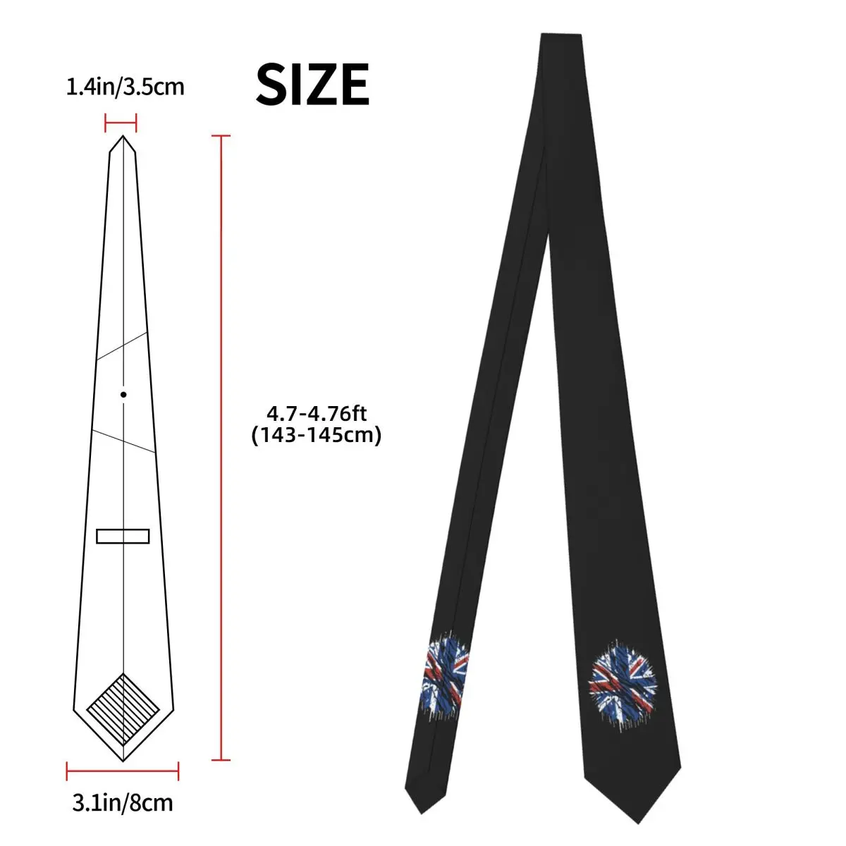 ربطة عنق بعلم أيسلندي للرجال من الحرير والبوليستر 8 سم ربطات عنق لحفلات الزفاف وربطة عنق كلاسيكية من Gravatas