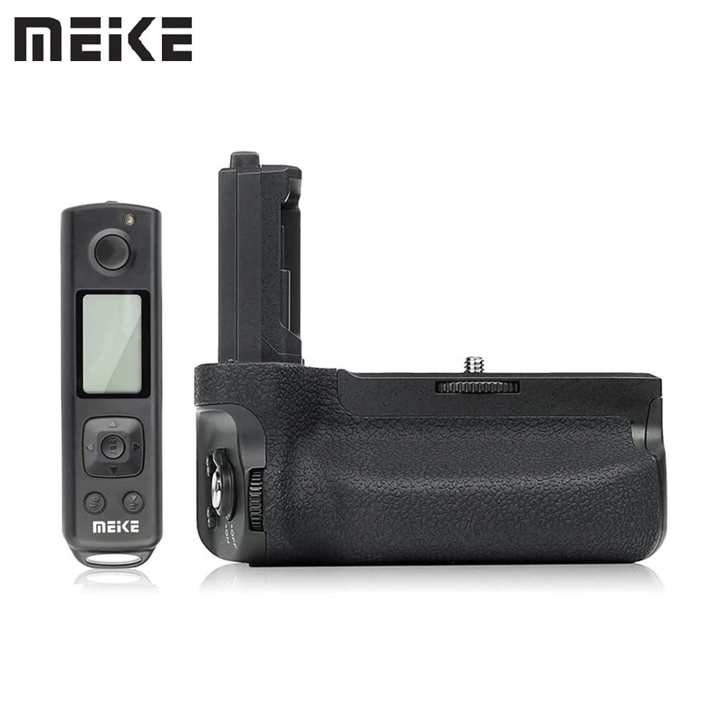 Meike MK-A7R IV Pro Vertical Battery Grip for Sony A7R IV A7IV A9II A7SIII A1 with  2.4GHz Wireless Remote Control