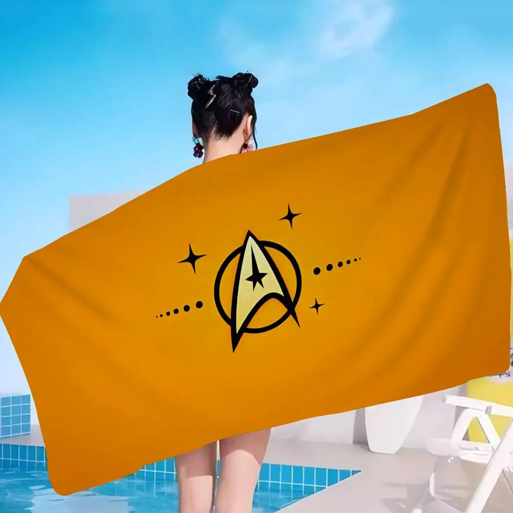 TV S-Star T-Trek Anime Beach Swimming Towel Soft Absorbent Washcloth Children's Gifts for Kids Travel Camping Gym