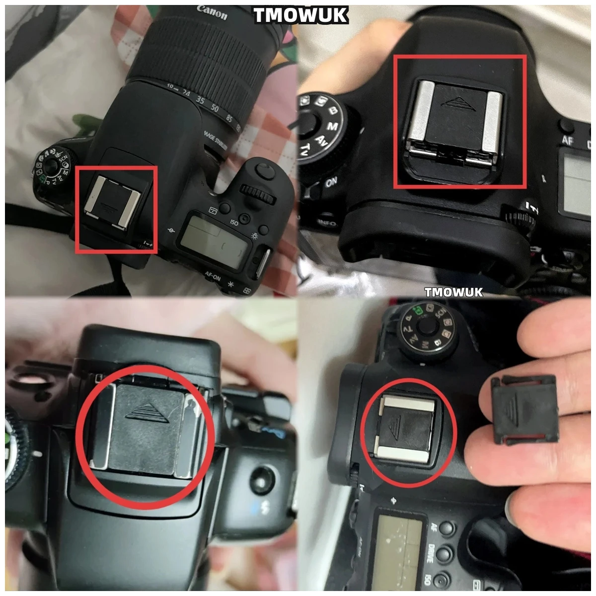 

For Canon EOS Rebel T5 550D 1D X 5D Mark II 70D 620 IX5 1000V Hot Shoe Cover Camera Accessories Cap Protector