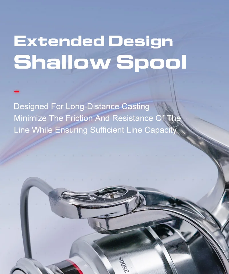 Seasir Expert Spining Angelrolle, ultralanger Wurf, 1500S-4000S, 10+1BB, 5,2:1 einteiliger Metall-Power-Griff, Süßwasser, Salzwasser – Detail 4