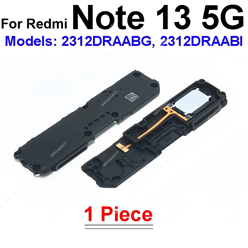 Louder Speaker Ringer Module For Redmi Note 13 13R 14 Pro+ Plus Turbo 3 4G 5G Lound Sound Loudspeaker Buzzer Module Spare Parts