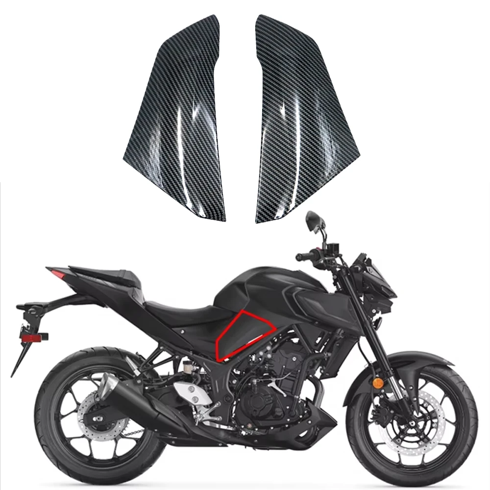 

Боковая защита рамы, обтекатель для YAMAHA MT03 MT-03 2021-2023 2024, крышка мотоцикла, защита панели, неокрашенная водная печать