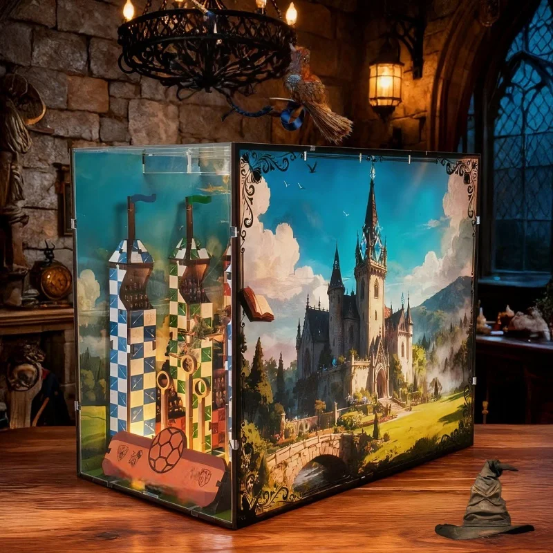 OUZEY Magic Sports DIY 3D-puzzel - Creatieve zwerkbal Boekenhoekje Boekenplank Decor, Handgemaakte modelkit voor tieners en volwassenen