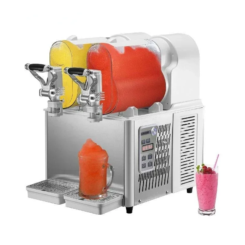 

Commercial Slushie Machine Home Slush Maker Frozen Drink Dispenser Ice-Cool Juice Smoothie Granita Vending Machine