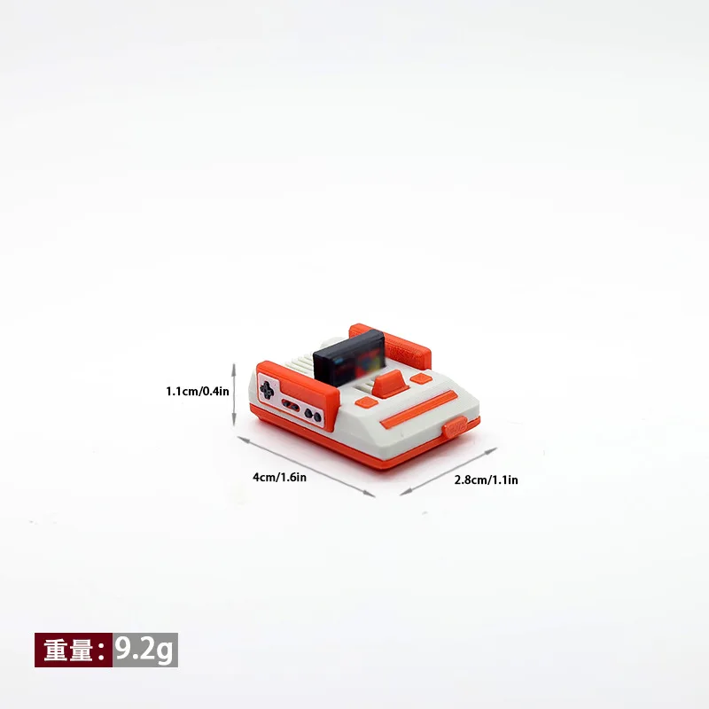 Mini Game Console Model Realistic Miniature Video Game Machine Living Room Scene Props Landscape