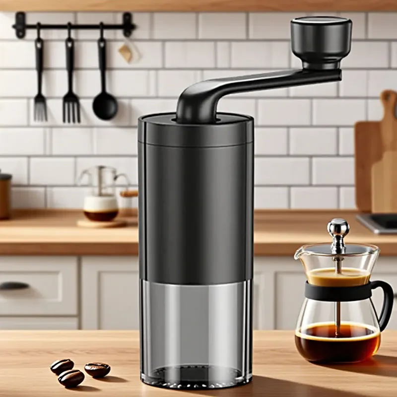 

New Hand Cranked Coffee Grinding Device Portable lightweight Handheld Bean Mill for Home & Travel Manual Coffee Grinder 97