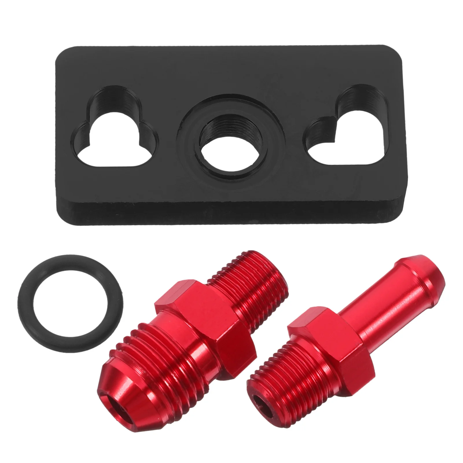 

1 set 1 Set Oil Rail Adapter Metal Fuel Line Connector For B Engine Performance Durable Rail Fitting