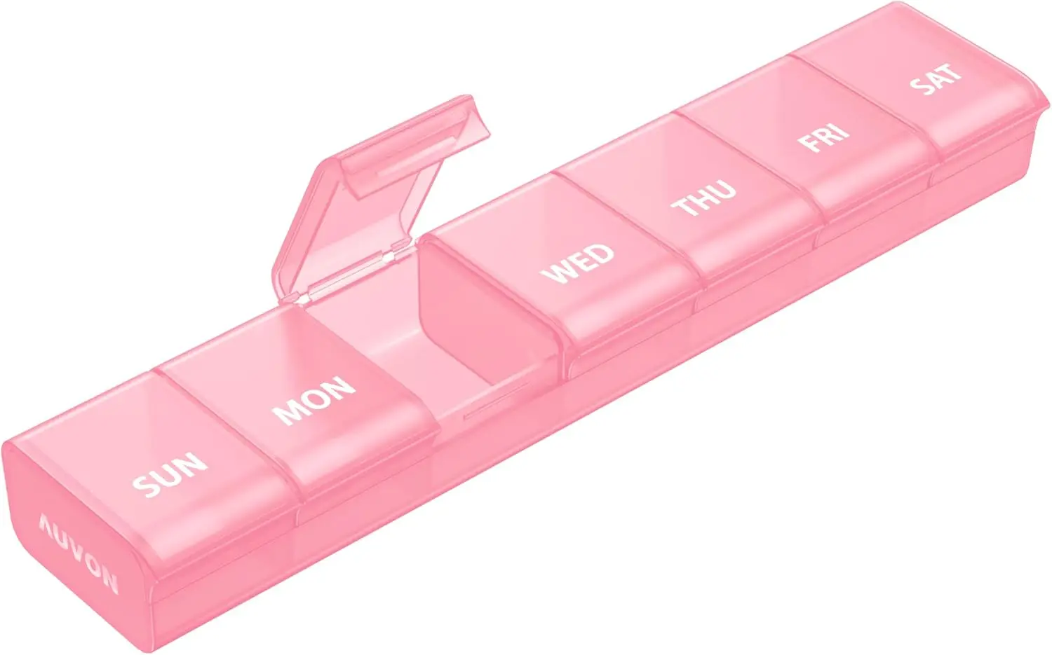 

Weekly Pill Organizer 7 Day, Easy Open Design, BPA-Free, Portable Pill Case for Vitamins, Supplements