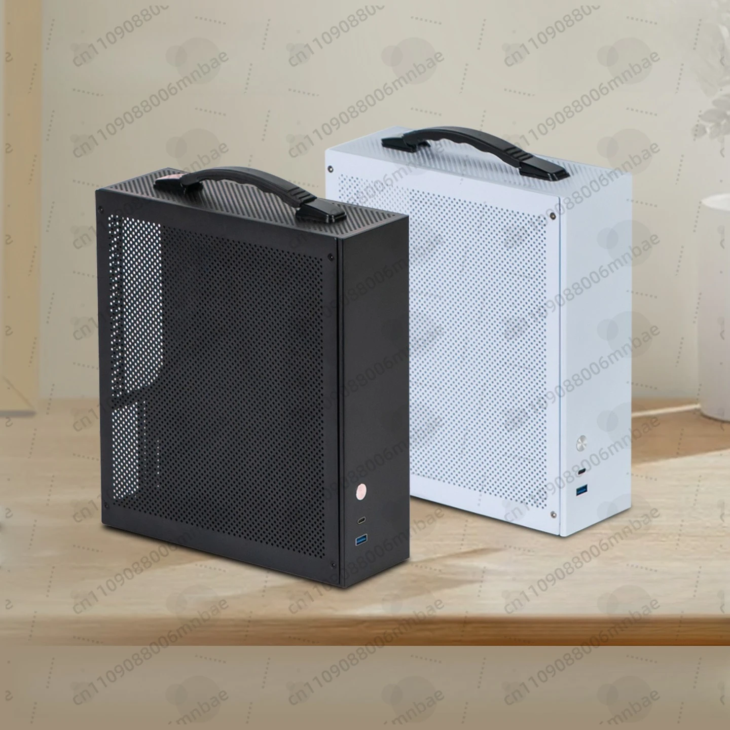 E10 core display compact HTPC office MATX vertical sleeping portable mini ITX small host case