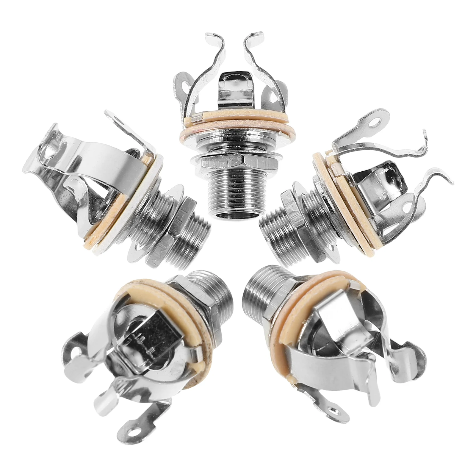 

5 Pcs Bass Guitar Pickup Electric Hardware Fitting for Jack Accessories Instrument Supply Durable Iron Accessory