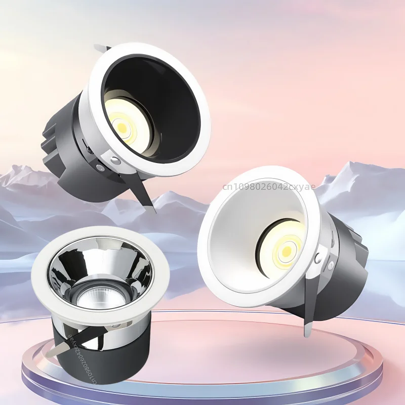 

Dimmable LED spotlights, COB downlights, anti-glare 5W, 7W, 9W, 12W, 15W, 18W, 24W recessed ceiling lights, living room lighting