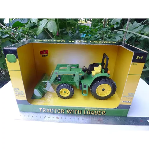 ERTL Diecast 1:32 Scale Tractor with Loader Plastic Vehicle Model Collection Souvenir Ornament Holiday Gift Display