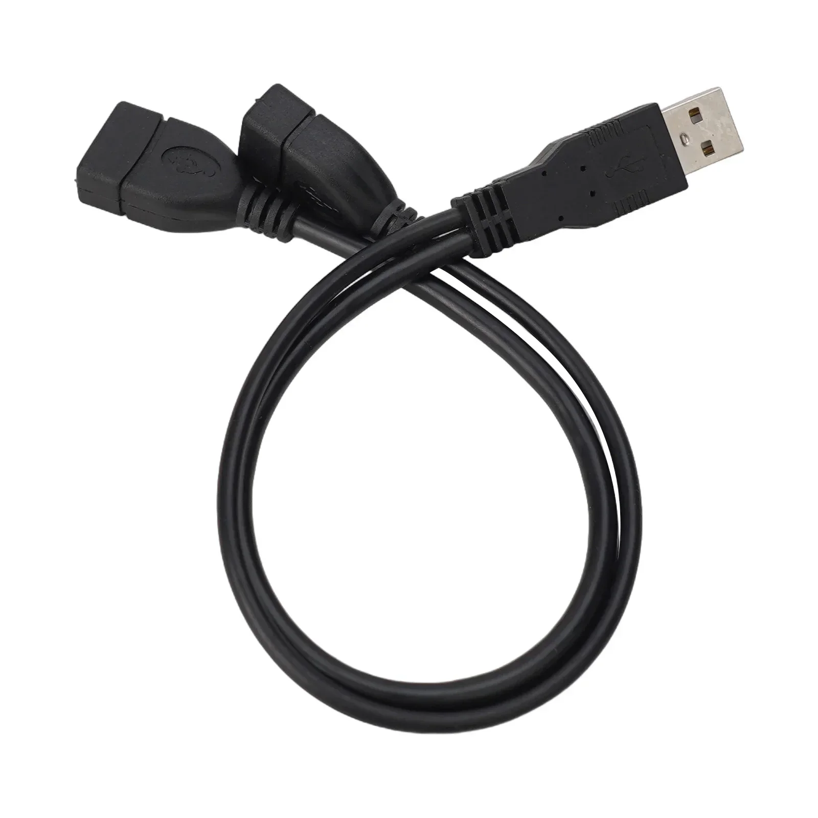 

Convenient USB 2 0 A Male To 2 Dual USB Male Y Splitter Hub Power Cord Adapter Cable For Easy Connection Setup