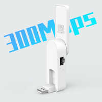 Wireless WIFI Repeater NFC WiFi Range USB Extender 300Mbps Wi-Fi Signal Amplifier RJ45 Network Card for Home Office Tablet Phone