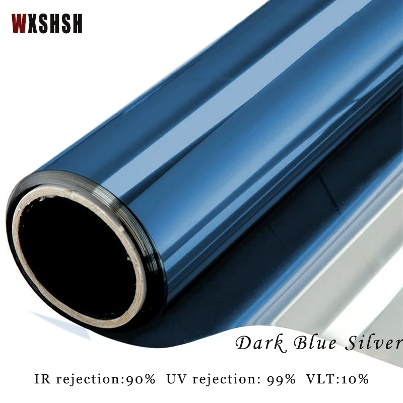 One Way Mirror Window films Daytime Reflective Privacy Protection Heat Insulatio Explosion-Proof Tint-Film Dark Blue