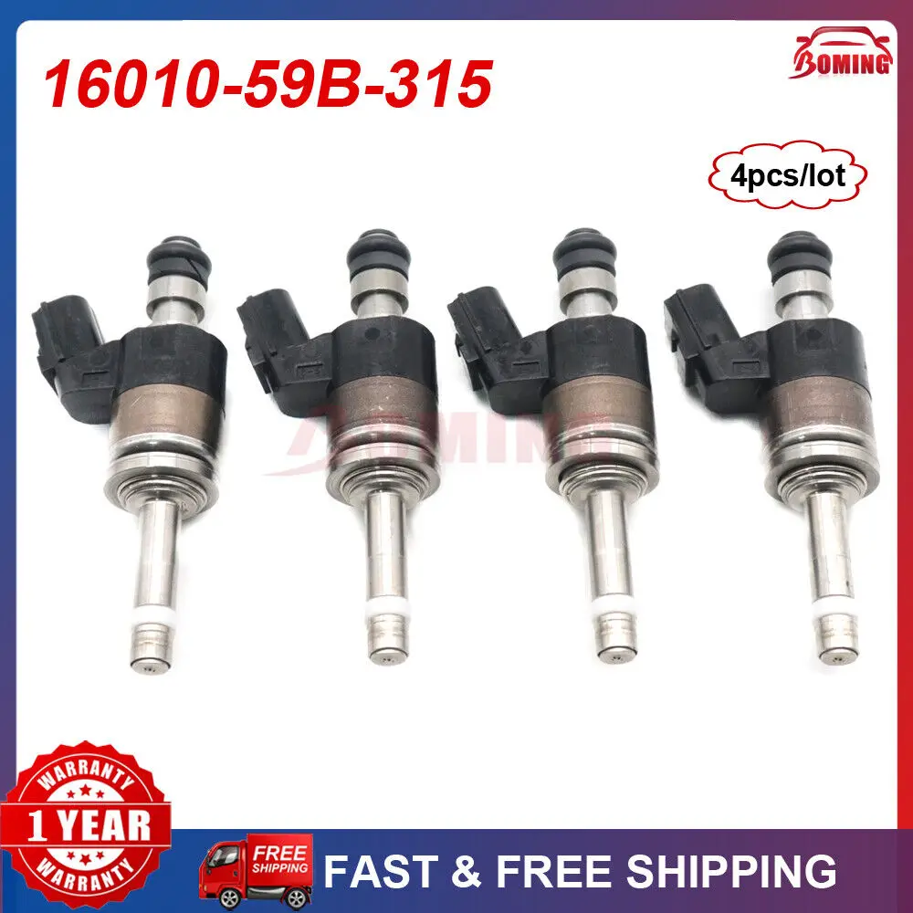 

4Pcs/lot 16010-59B-315 Car Fuel Injectors Nozzle For Honda Civic 2016-2020 1.5L 16010-59B-305 1601059B305 1601059B315