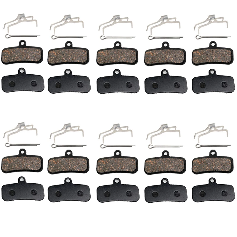 10 Pairs Bike Disc Brake Pads for SHIMANO Saint BR-M810 M820 Zee M640 XTR-M9120 Deore XT BR-M8020 M8120 M6120 BR-MT420 MT510