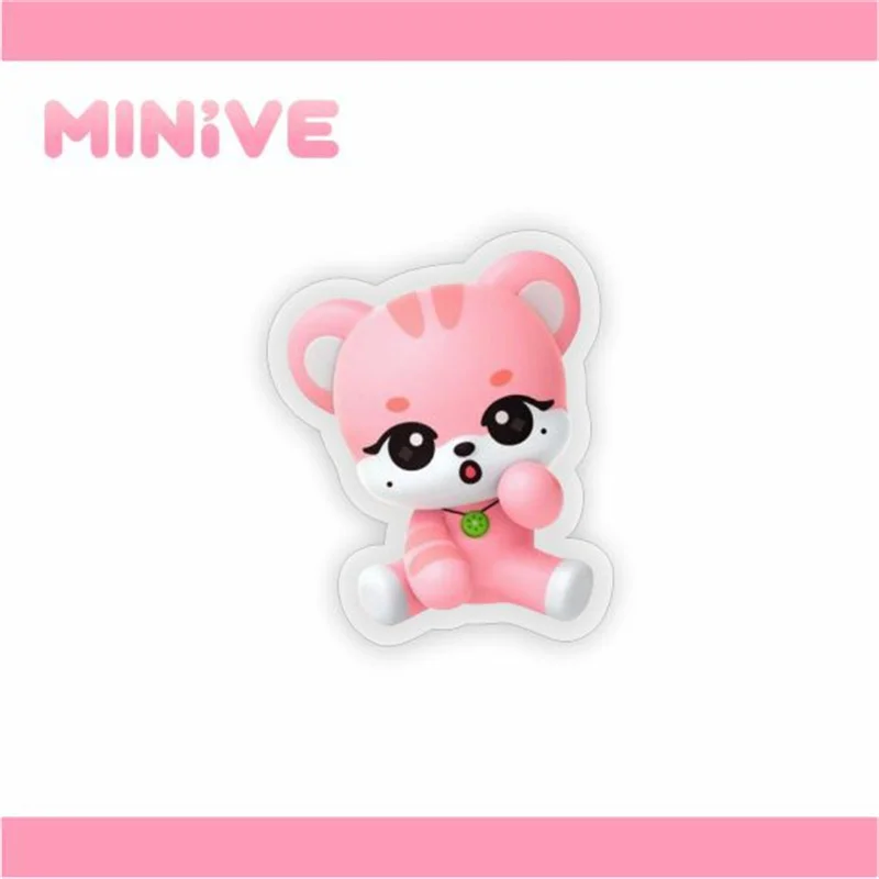 IVE MINIVE Cartoon Figure supporto per cellulare HD acrilico Lazy Man staffa telescopica WonYoung YuJin Fans Collection Gift