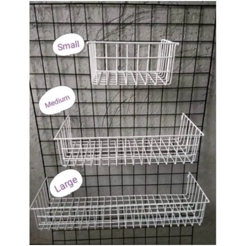 Hanging Organizer Wire Mesh Basket Shelf Hanging Net Sari Sari Store Organizer Noodles Organizer