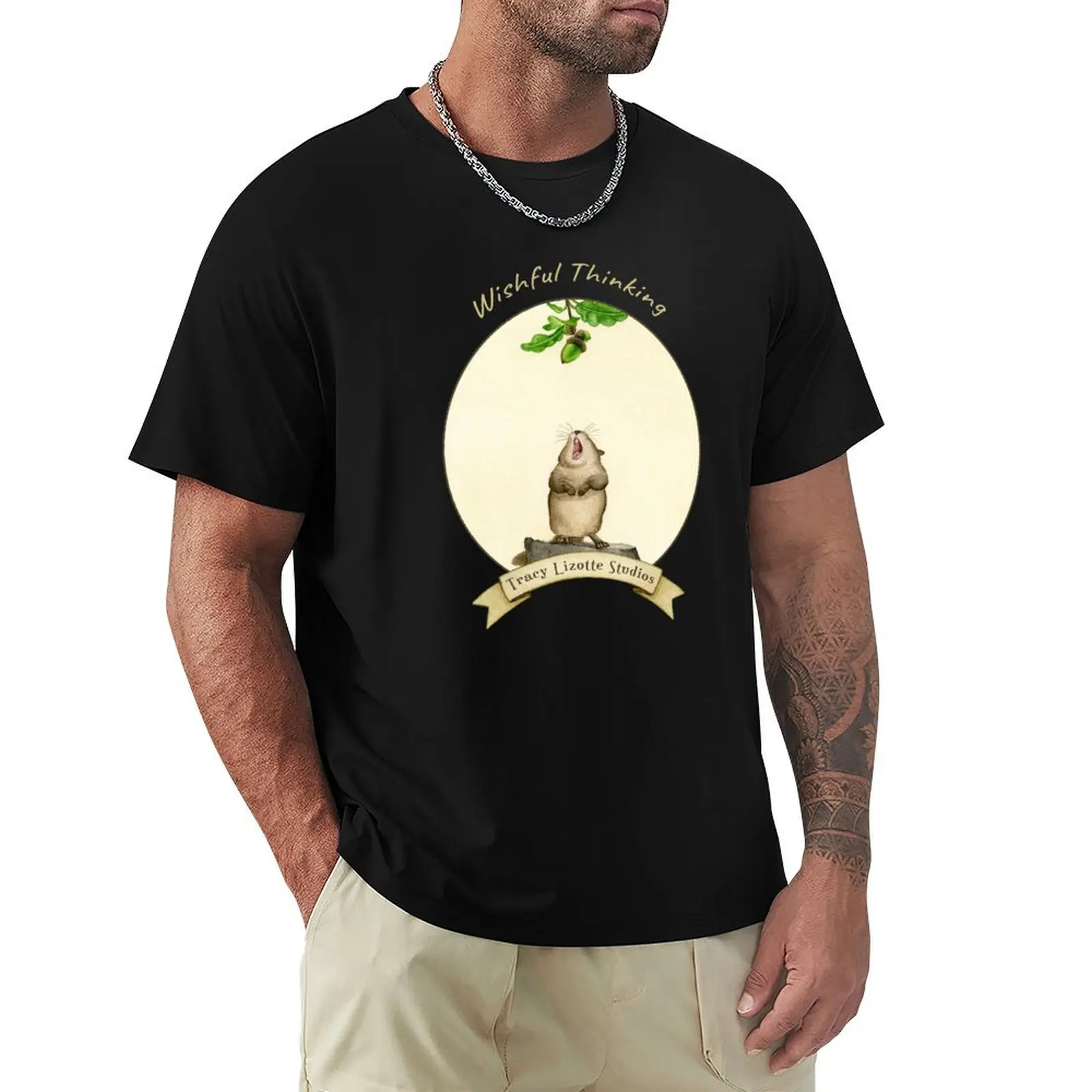 Yummy Acorn T-Shirt heavyweights summer top plus size tops summer tops mens t shirts